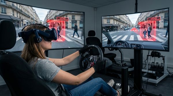 La réalité virtuelle au service de la formation des conducteurs pour la protection des piétons